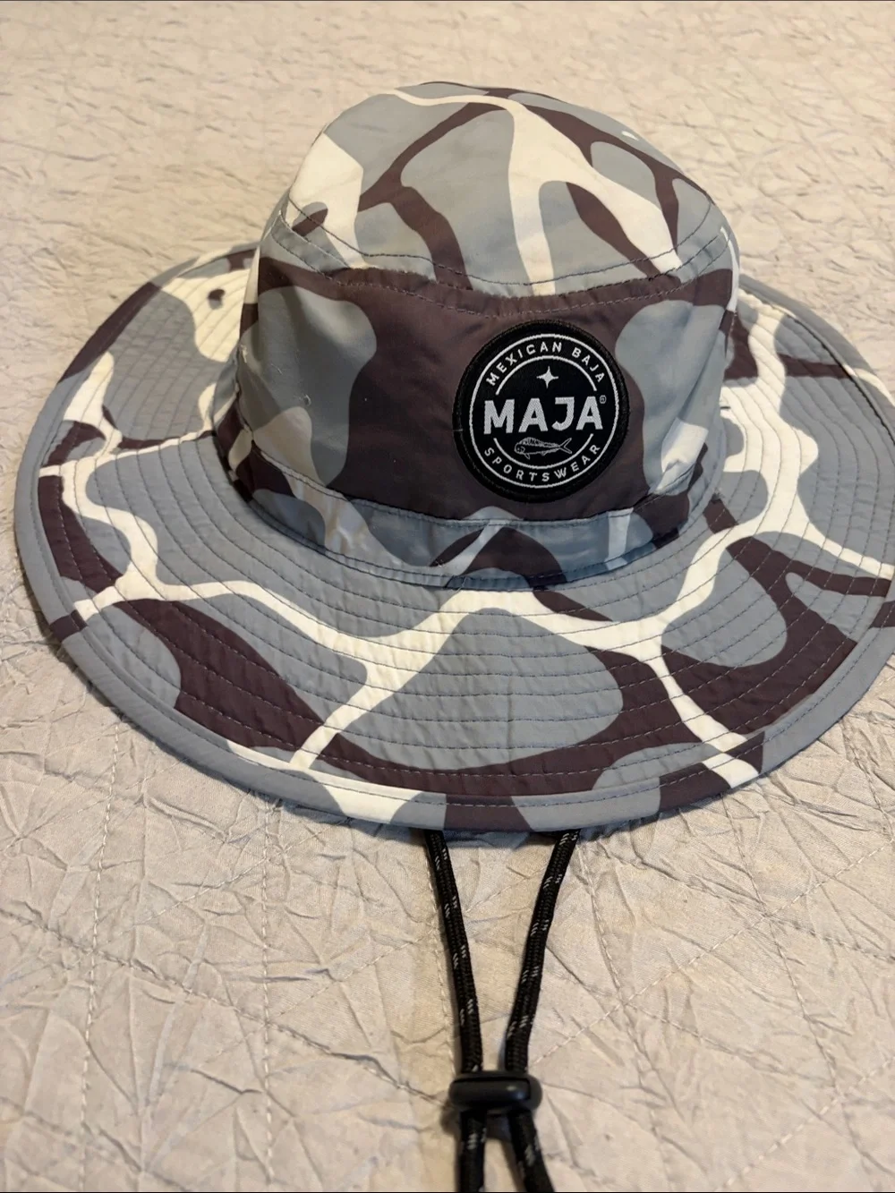 MAJA-MEXICAN BAJA Sportswear Men's Gray Camouflage Bucket Sun Hat